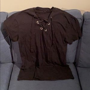 lace up dress